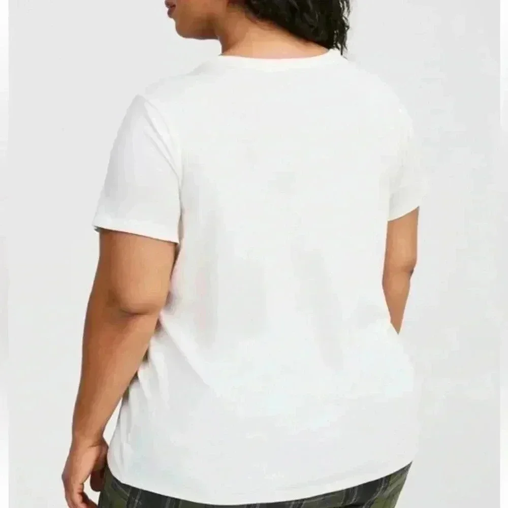 Torrid Trust Me Classic Fit Heritage Jersey Crew Tee  Plus 3X NWT - Picture 11 of 15